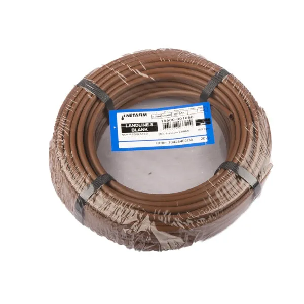 Tuyau PVC souple marron 6 x 8 mm 30m - NETAFIM