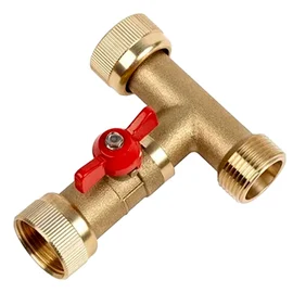 [52973228] Té LAITON x1 mâle - x2 femelle - 1"