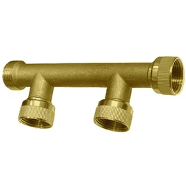 [52972132] Clarinette électrovanne LAITON 1" (2, Mâle (fileté) - femelle (taraudé) 2 sorties femelle (taraudé))